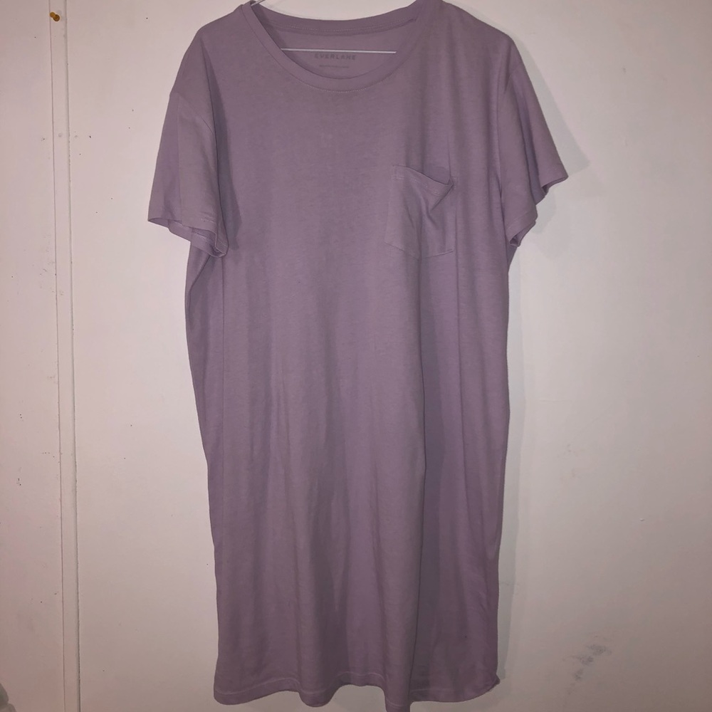 Everlane Lavender Tee Dress